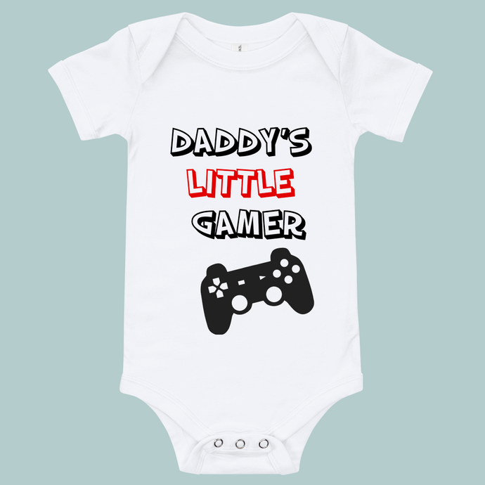 Daddy's Little Gamer Baby Romper 