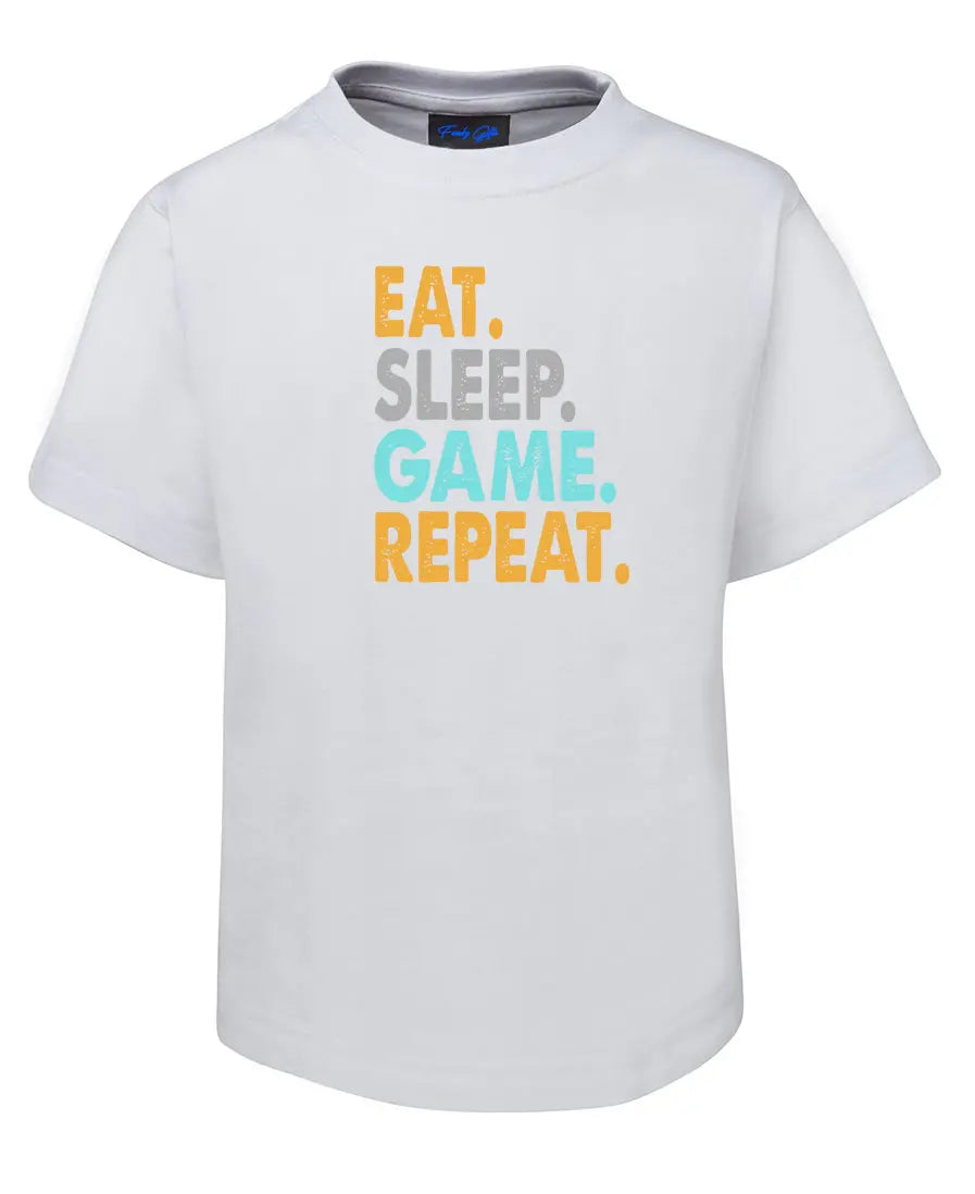 Eat Sleep Game Repeat Gaming T-Shirt | Funky Gifts Australia Funky Gifts