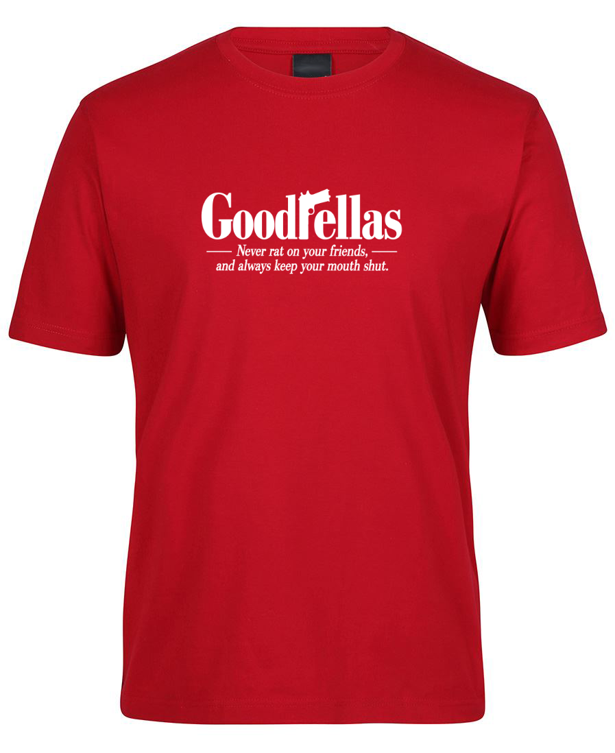 GoodFellas Funny Gangster Movie T-Shirt - Red
