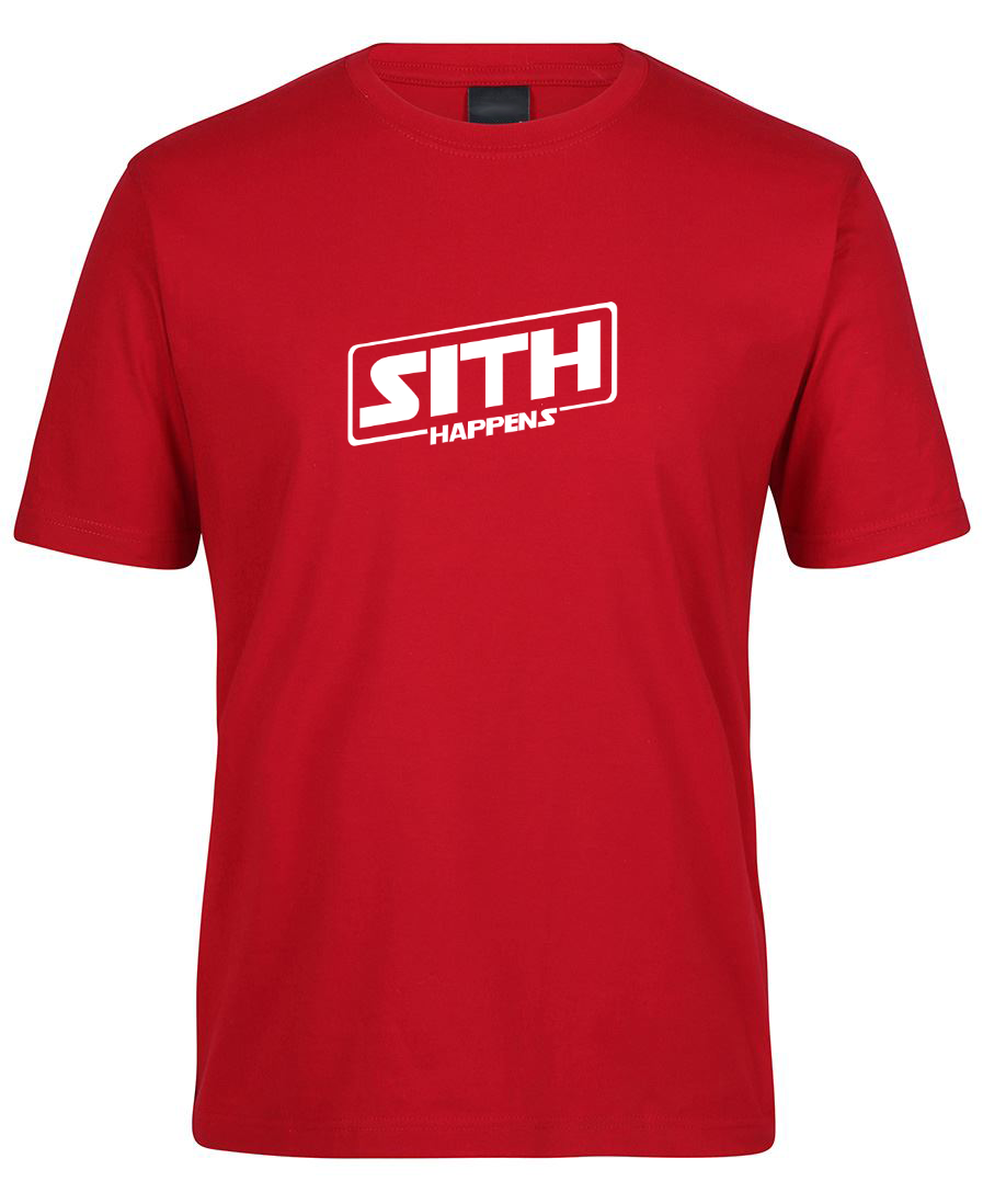 Sith Happens Funny Star Wars T-Shirt - Red
