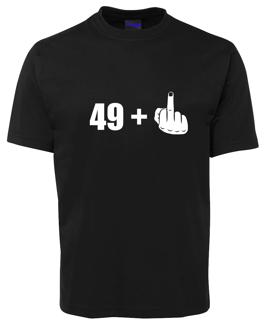 Funny Birthday Celebration 49+1 T-Shirt. 50th Birthday