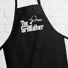 Load image into Gallery viewer, The Grillfather Godfather Parody Funny Apron
