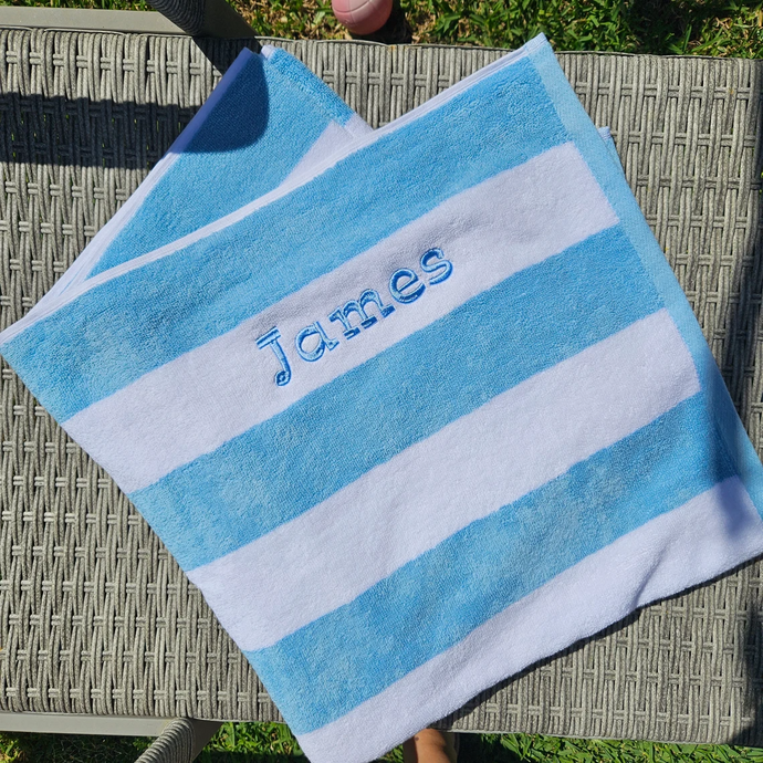  Sky Blue Beach Towels