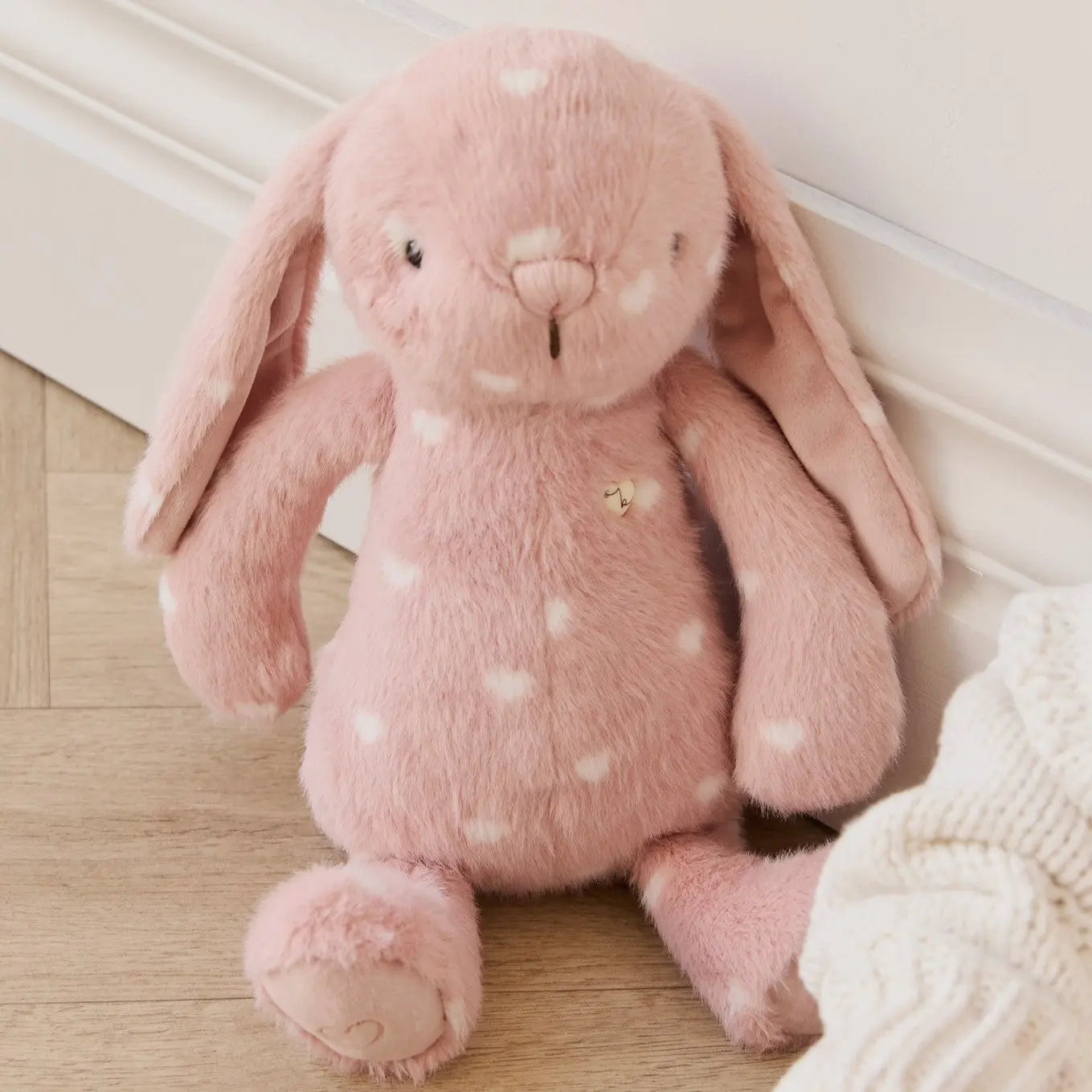 Personalised Jamie Kay Snuggle Bunny in Little Love Pink funkygifts.com.au