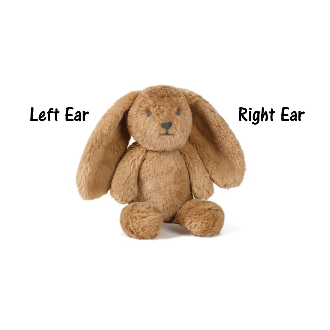 Personalised Baby Bunny Comforter Toy in Sage | OB Designs funkygifts.com.au
