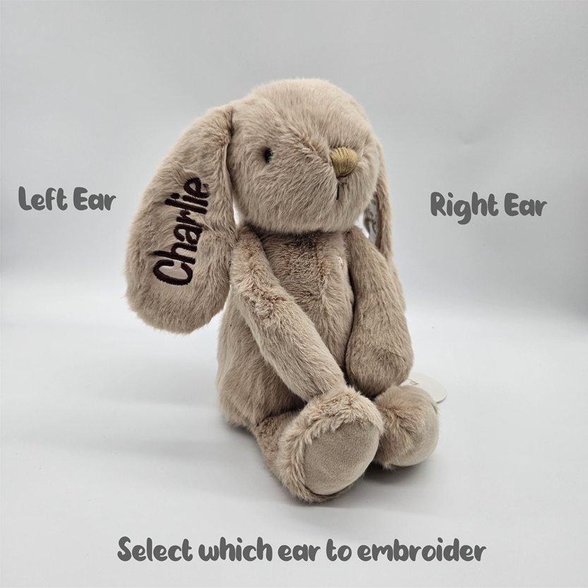 Personalised Jamie Kay Snuggle Bunny in Caramel