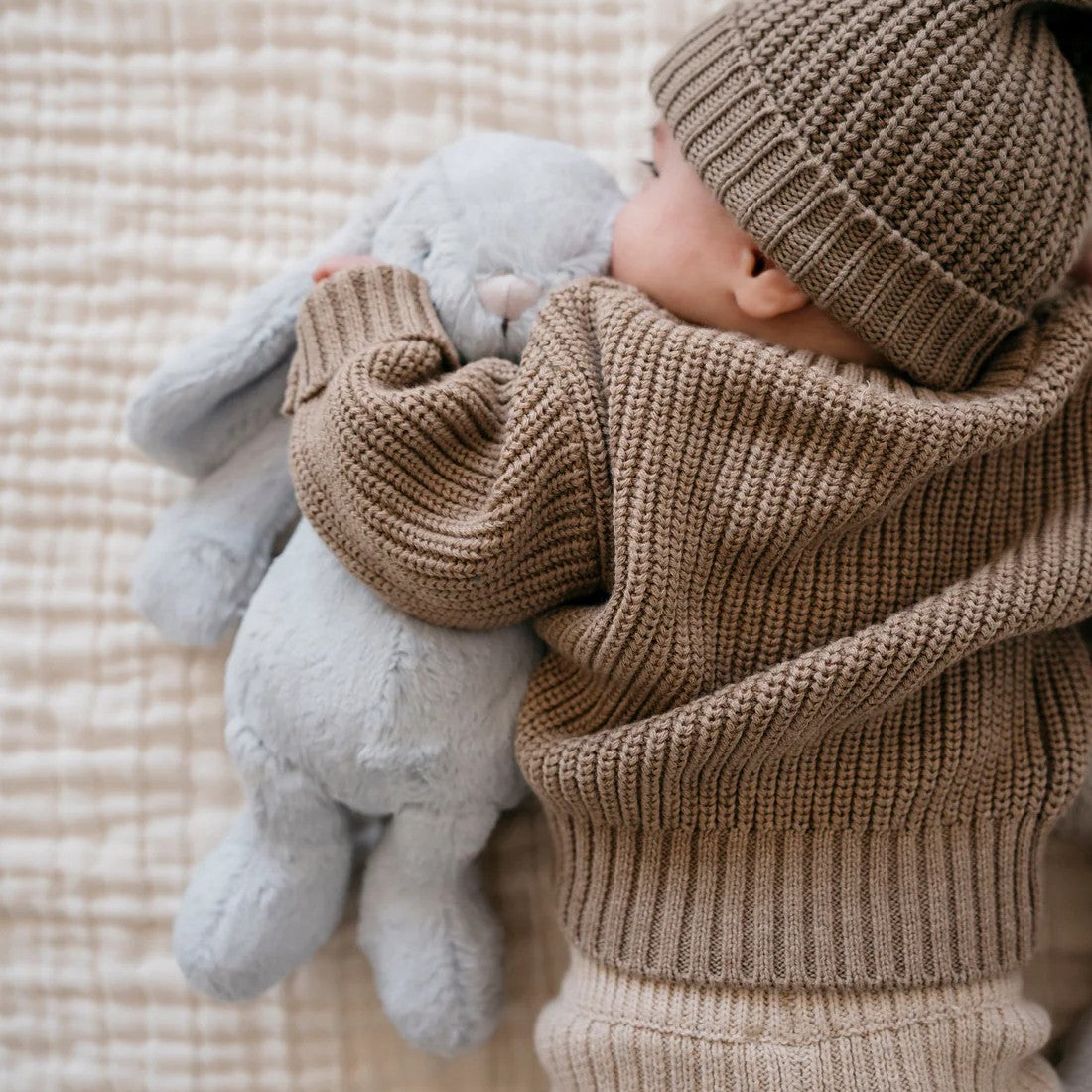 Personalised Jamie Kay Snuggle Bunny in Droplet