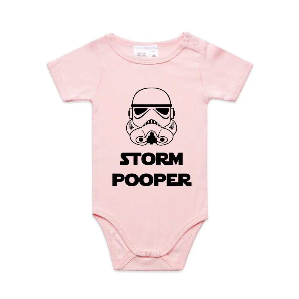 Storm Pooper Parody Baby Romper Funky Gifts