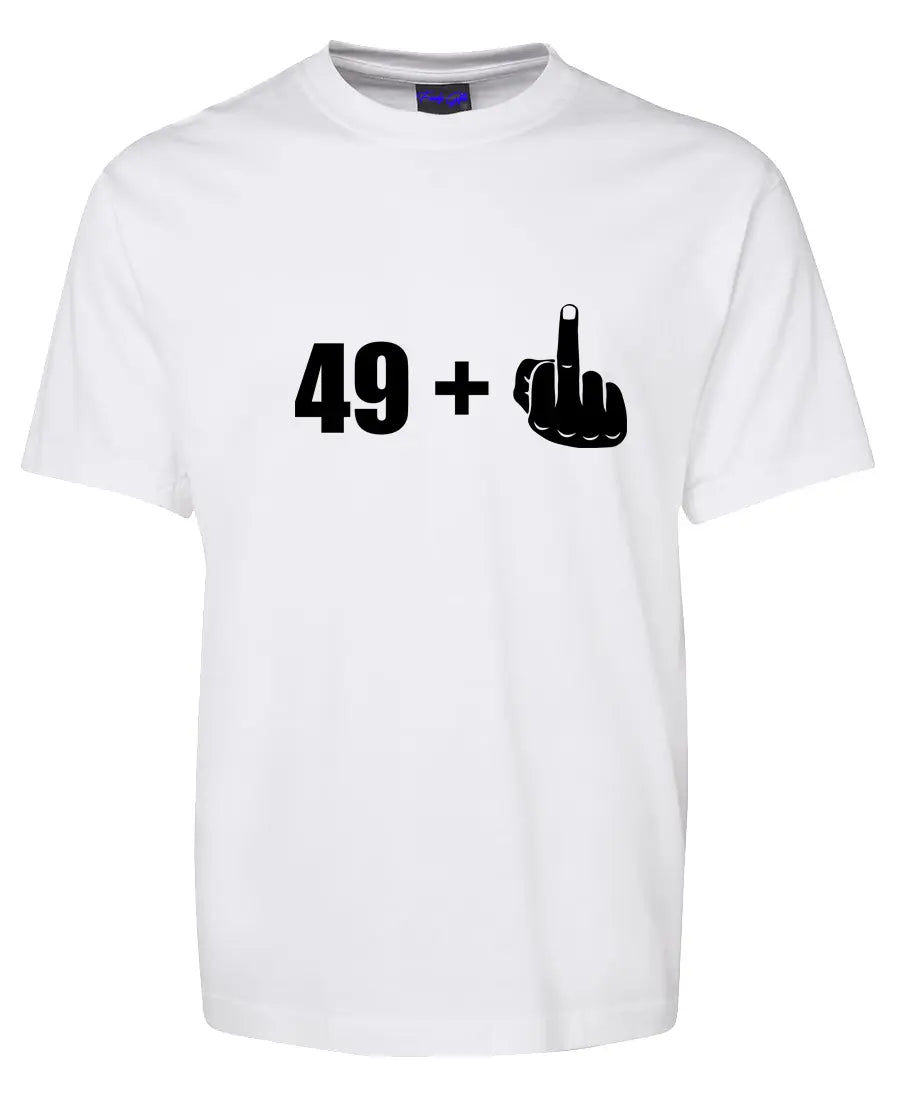 Funny Birthday Celebration 49+1 T-Shirt. 50th Birthday Funky Gifts