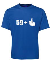 Load image into Gallery viewer, Funny Birthday Celebration 59+1 T-Shirt. 60th Birthday
