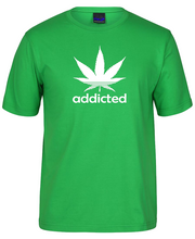 Load image into Gallery viewer, Addicted &quot;Weed&quot; Funny Brand Parody T-Shirt
