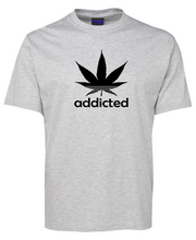 Load image into Gallery viewer, Addicted &quot;Weed&quot; Funny Brand Parody T-Shirt
