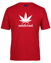 Load image into Gallery viewer, Addicted &quot;Weed&quot; Funny Brand Parody T-Shirt
