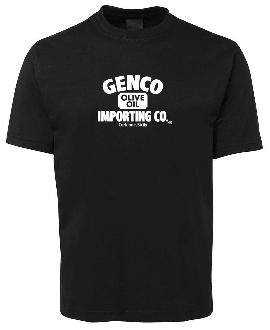 Genco Olive Oil Godfather T-Shirt - Black