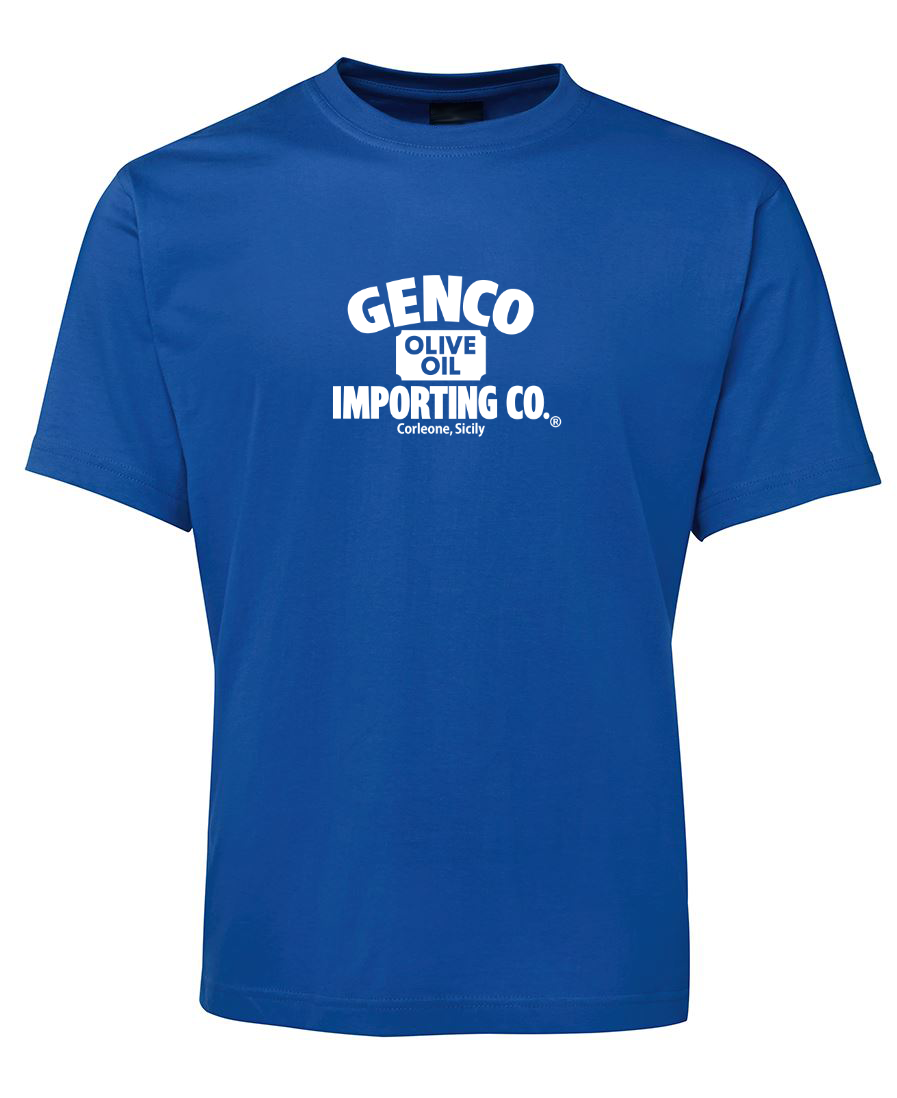 Genco Olive Oil Godfather T-Shirt - Blue