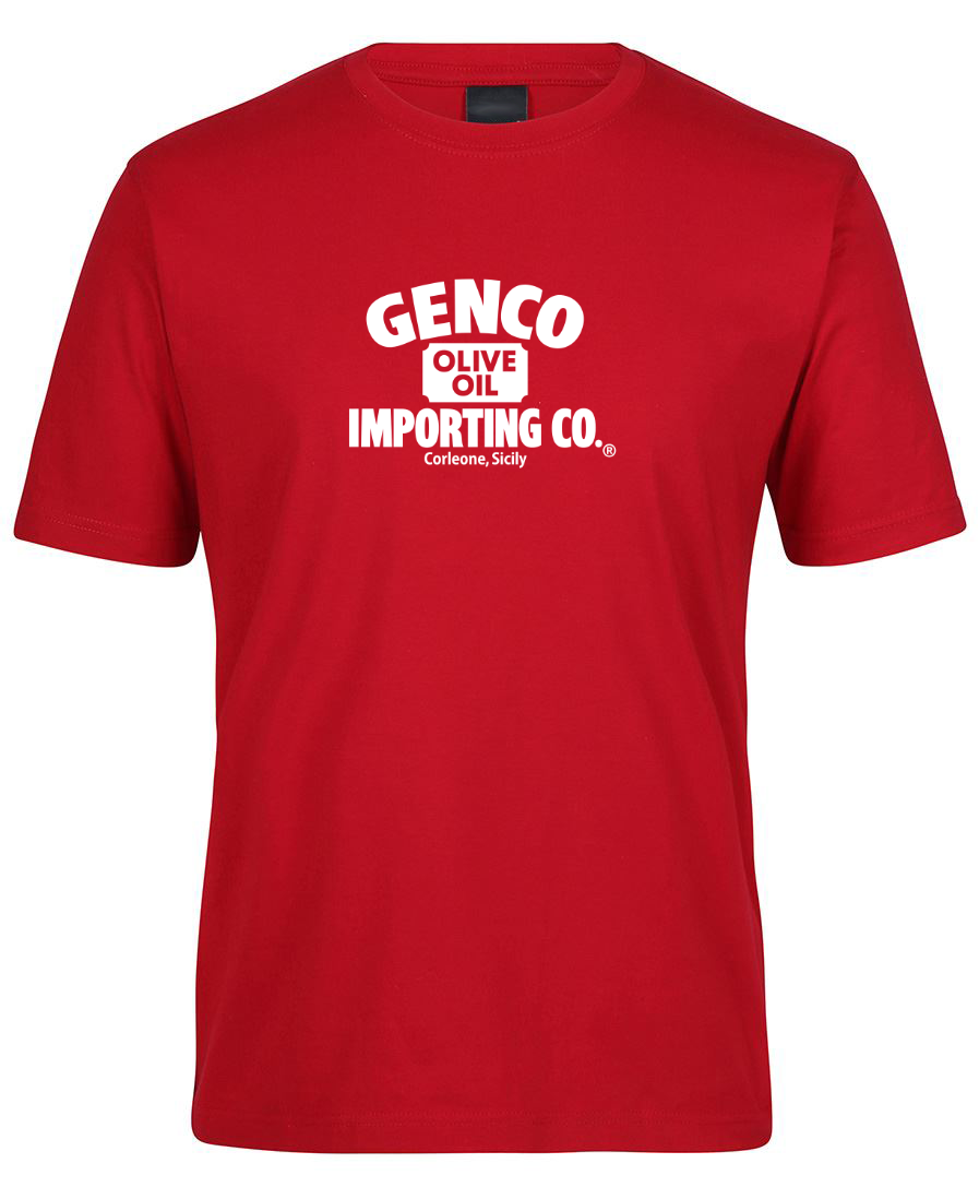 Genco Olive Oil Godfather T-Shirt - Red