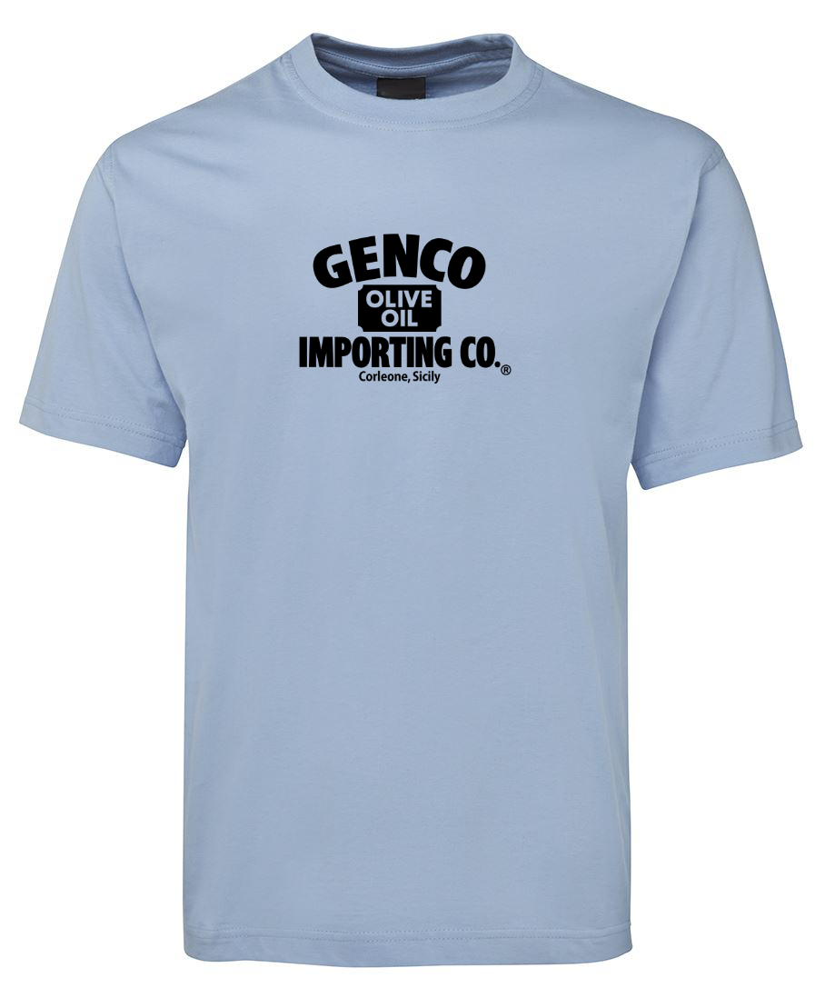 Genco Olive Oil Godfather T-Shirt - Sky Blue