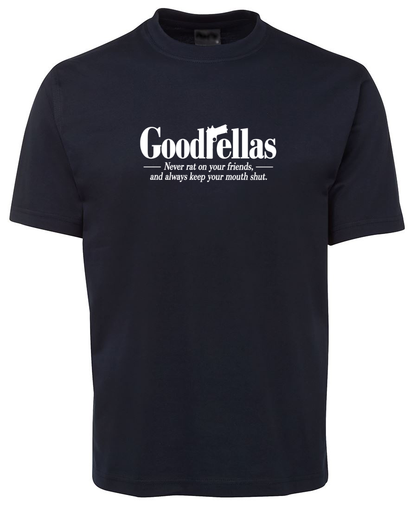 GoodFellas Funny Gangster Movie T-Shirt - Navy