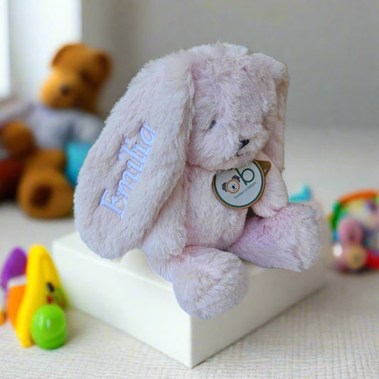 Personalised Betsy Bunny – Embroidered Soft Toy Gift (Standard 25cm)