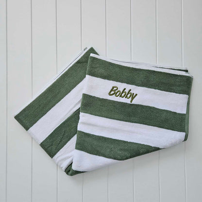 Personalised Gift Beach Towel | Custom Embroidered Name | Funky Gifts