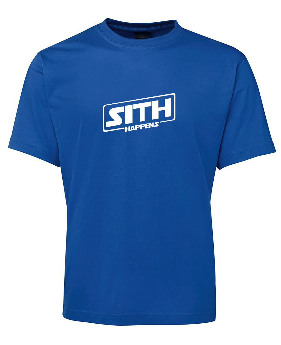 Sith Happens Funny Star Wars T-Shirt - Blue