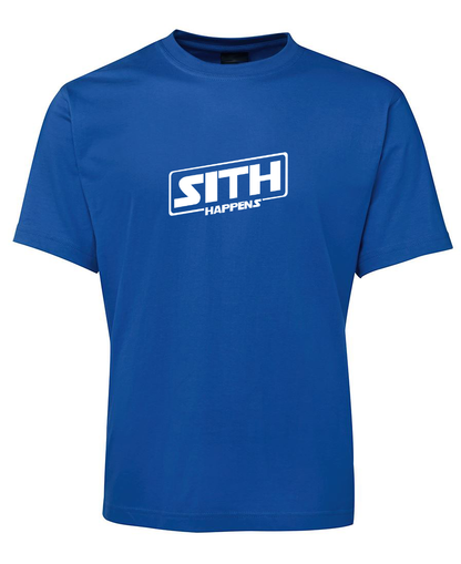 Sith Happens Funny Star Wars T-Shirt - Blue