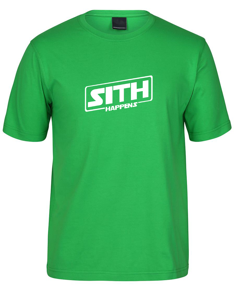 Sith Happens Funny Star Wars T-Shirt - Green