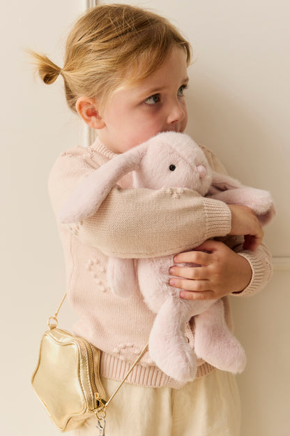 Personalised Jamie Kay Snuggle Bunny in Blush Pink
