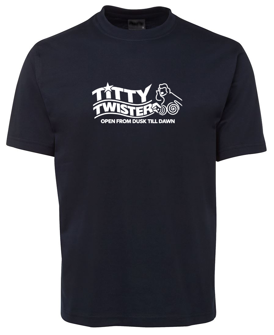 Titty Twister Funny Dusk Till Dawn Movie T-Shirt - Navy