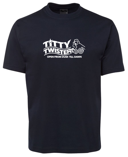 Titty Twister Funny Dusk Till Dawn Movie T-Shirt - Navy