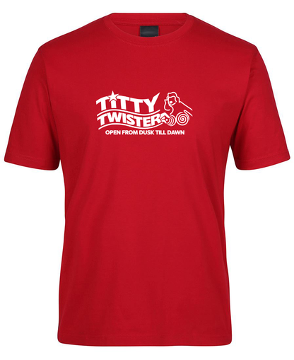 Titty Twister Funny Dusk Till Dawn Movie T-Shirt - Red