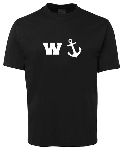 Wanker W + Anchor Funny T-Shirt