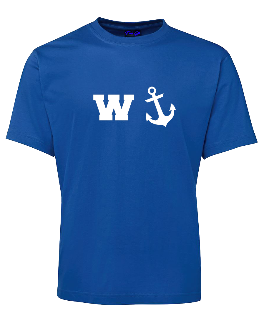 Wanker W + Anchor Funny T-Shirt