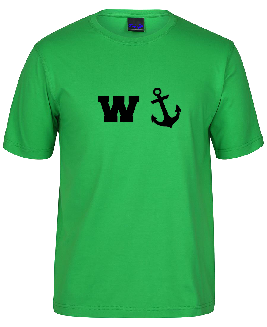 Wanker W + Anchor Funny T-Shirt
