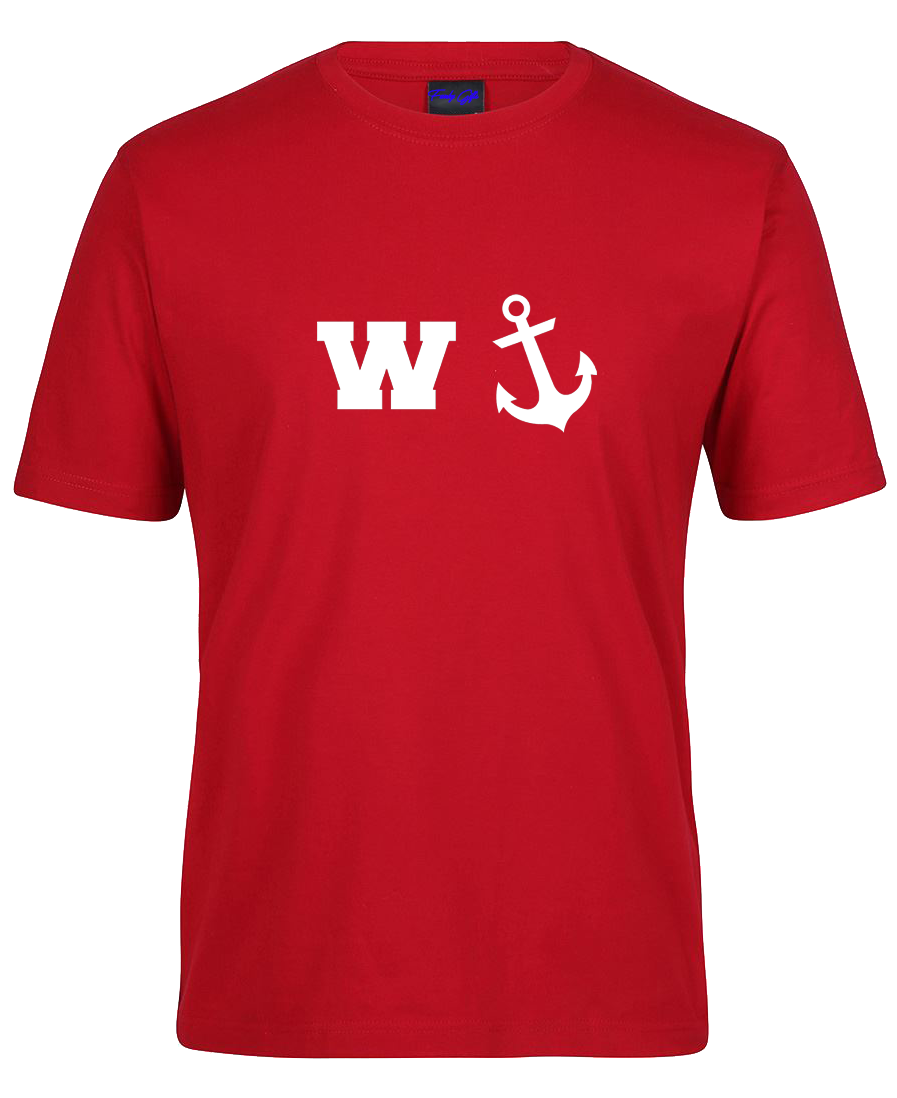 Wanker W + Anchor Funny T-Shirt