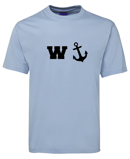 Wanker W + Anchor Funny T-Shirt