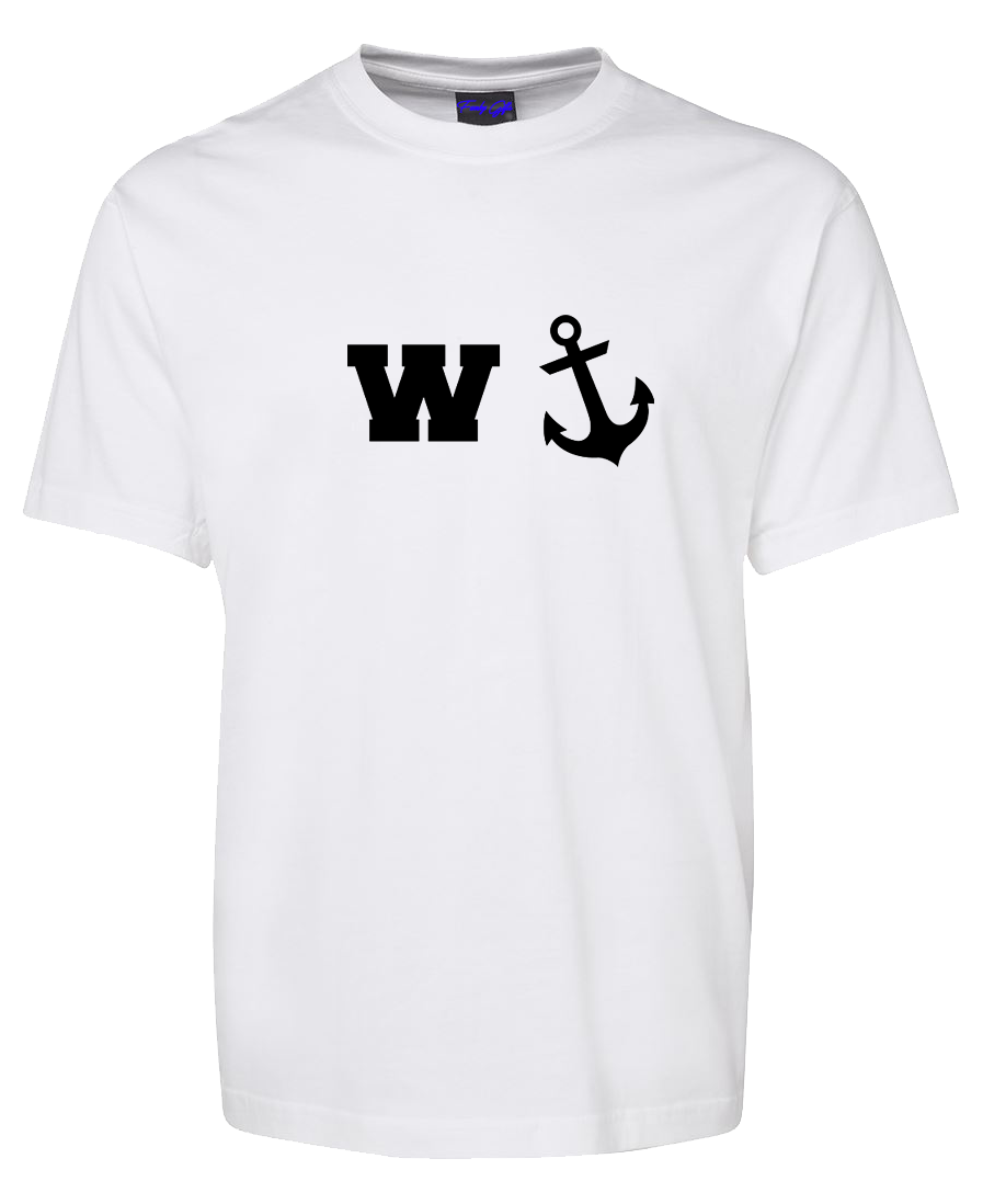 Wanker W + Anchor Funny T-Shirt