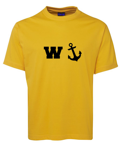 Wanker W + Anchor Funny T-Shirt