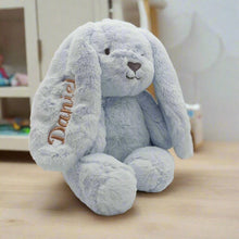 Load image into Gallery viewer, Personalised Baxter Bunny Soft Toy - Large Light Blue
