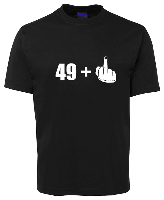 Funny Birthday Celebration 49+1 T-Shirt. 50th Birthday