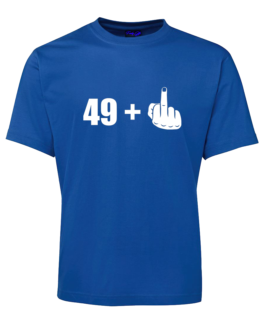 Funny Birthday Celebration 49+1 T-Shirt. 50th Birthday