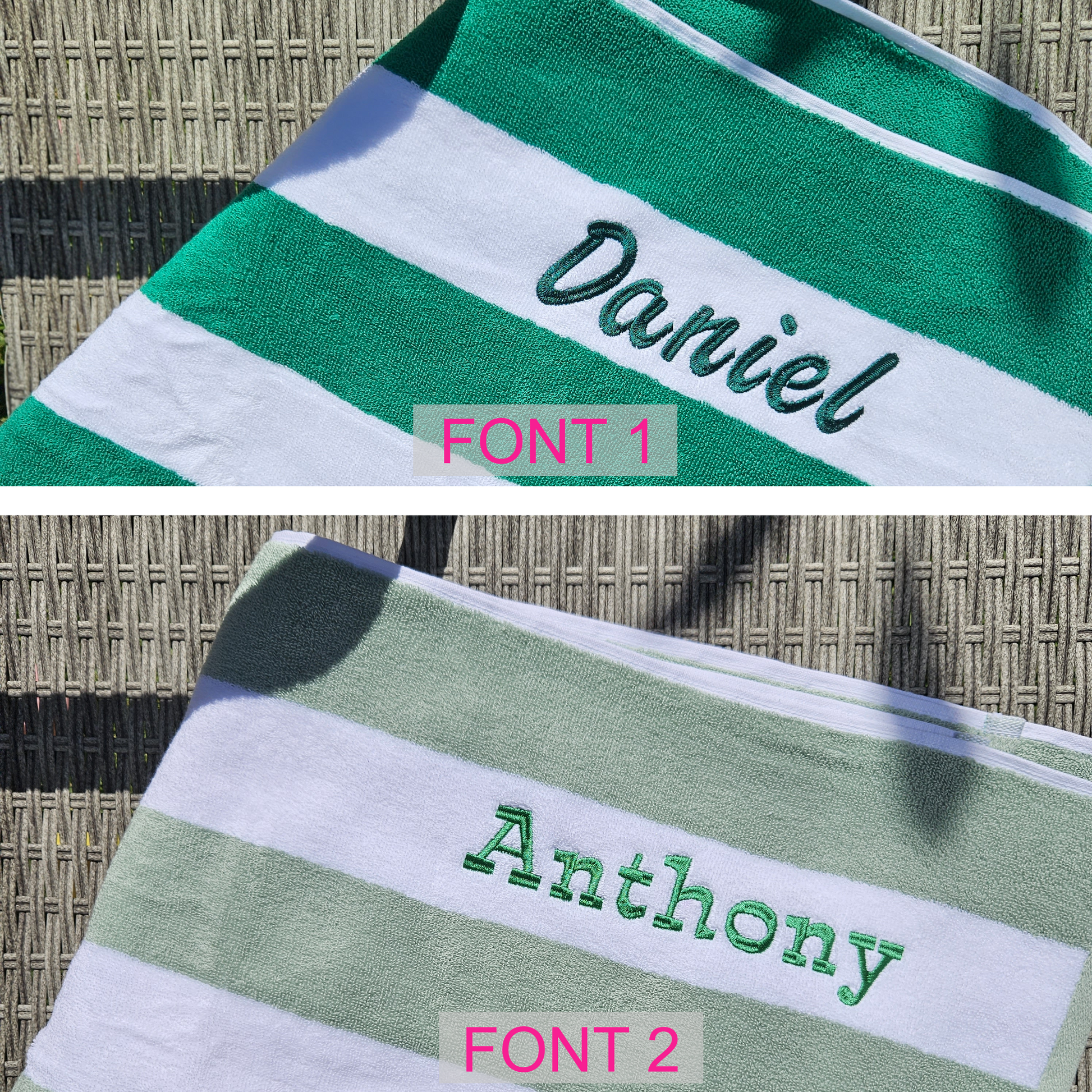 Striped Beach Towels 