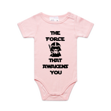 Load image into Gallery viewer, Star Wars Baby The Force That Awakens You Novelty Romper
