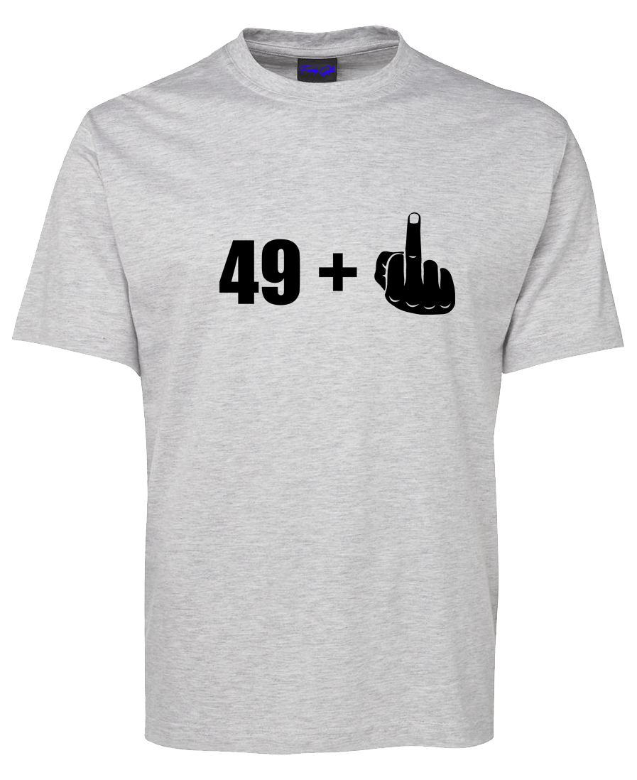 Funny Birthday Celebration 49+1 T-Shirt. 50th Birthday