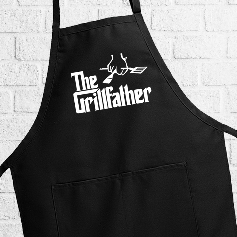 The Grillfather Godfather Parody Funny Apron