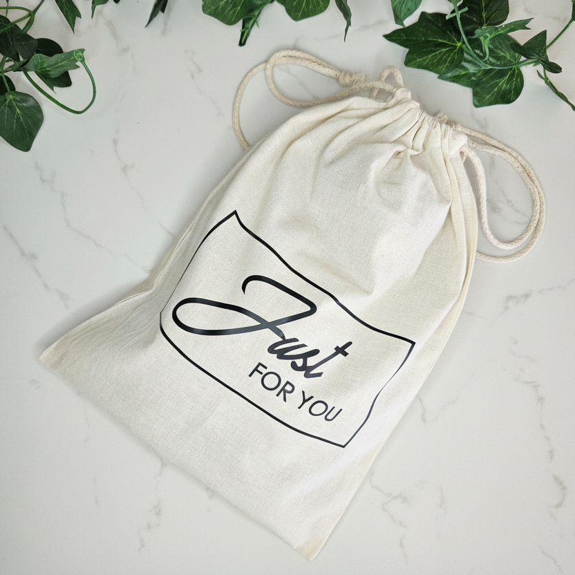 Blue Striped Beach Towel Gift Bag