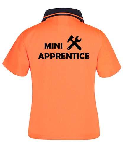 Kids Hi-Vis Workwear Personalised "Mini Apprentice" Shirt