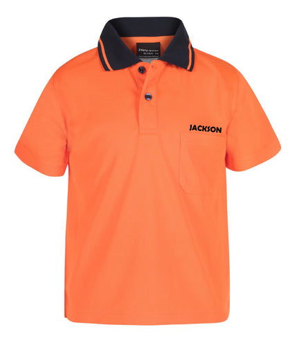 Kids Hi-Vis Workwear Personalised "Mini Apprentice" Shirt