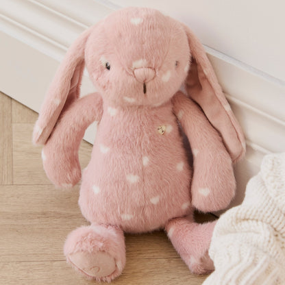 Personalised Jamie Kay Snuggle Bunny in Little Love Pink