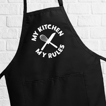 Load image into Gallery viewer, My Kitchen My Rules Funny Apron
